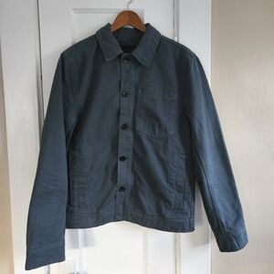 Utility Shirt Jacket in Harbour Blue